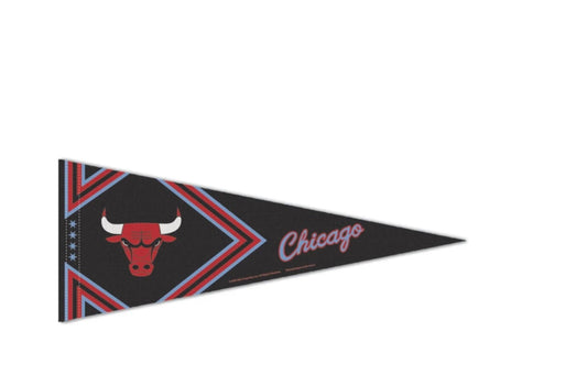 NBA CITY EDITION 2025-2026 CHICAGO BULLS PREMIUM PENNANT 12X30