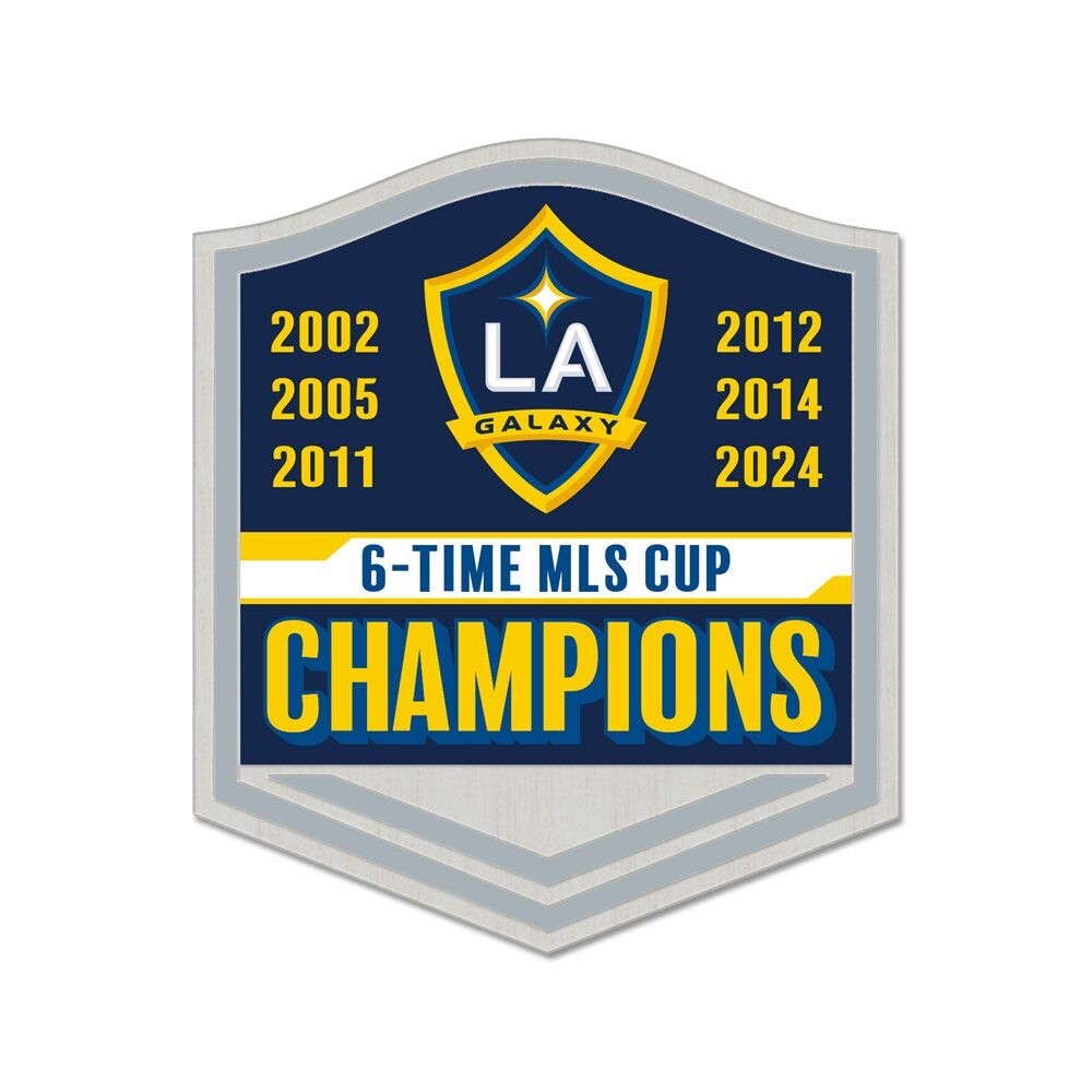 2024 MLS Cup LA Galaxy Champions Pin