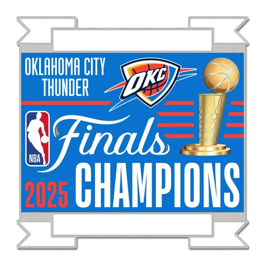 Oklahoma City Thunder 2025 NBA Finals Champions Pin