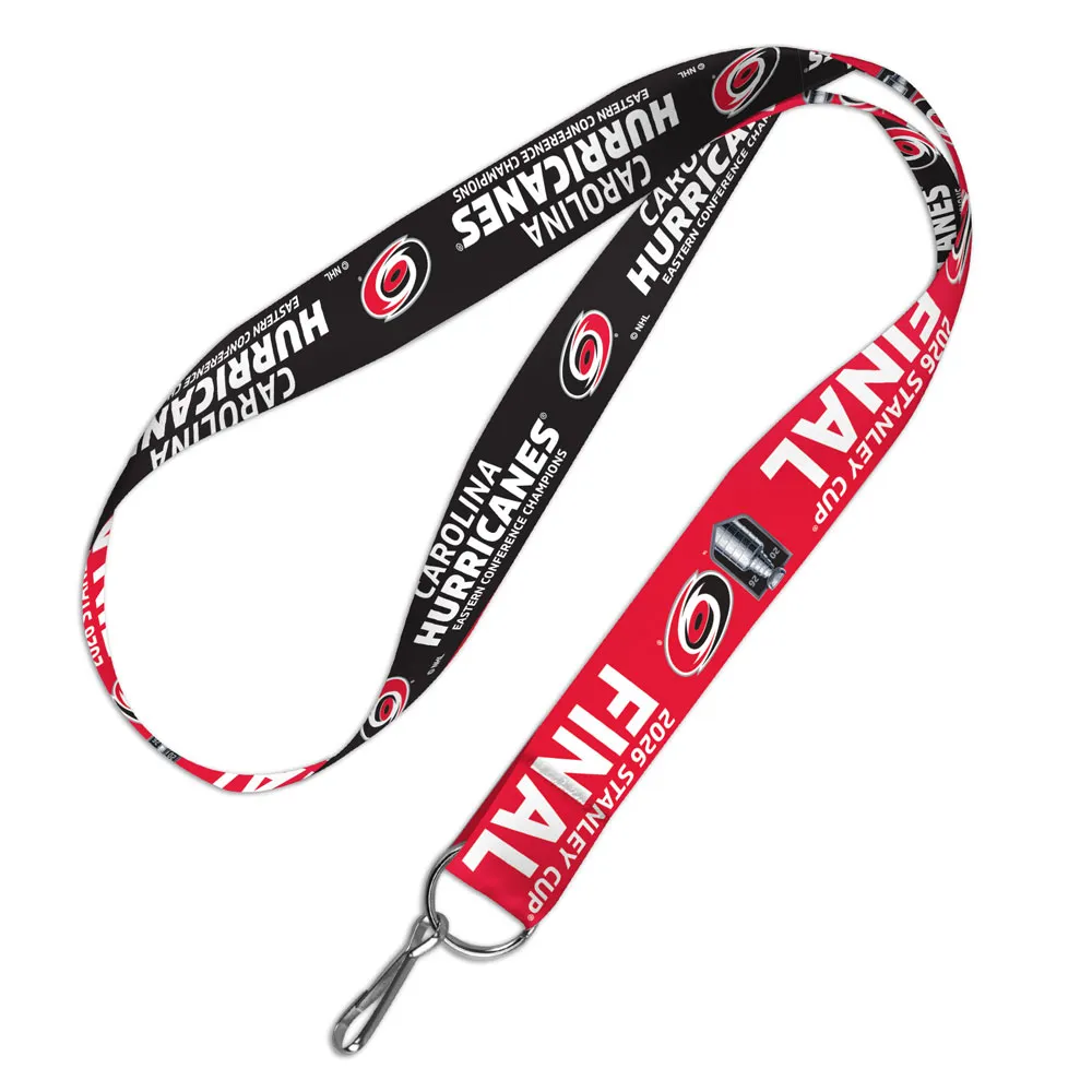 25-2026 NHL Stanley Cup Carolina Hurricanes Eastern Conference Champions Lanyard