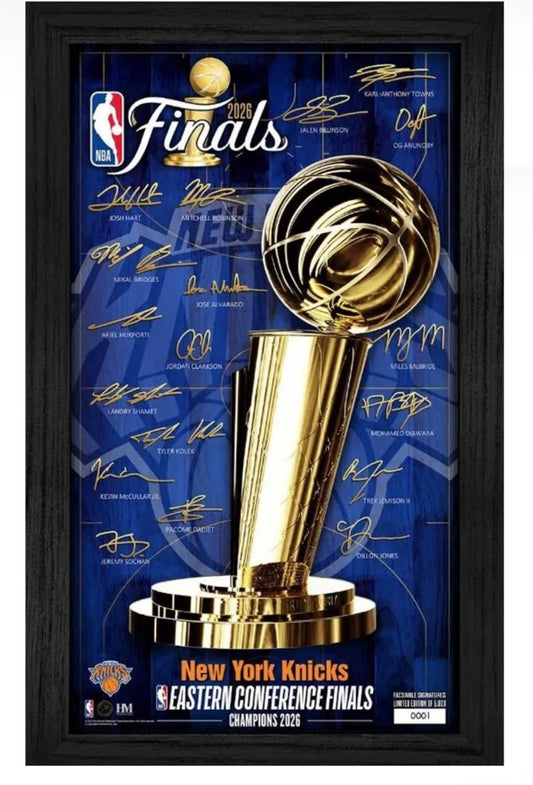 2026 NBA New York Knicks Eastern Conference Champions Frame 12x20 NBA Finals