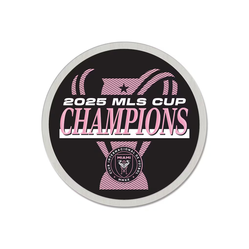 2025 MLS CUP CHAMPIONS Inter- Miami FC Collector Pin Lionel Messi