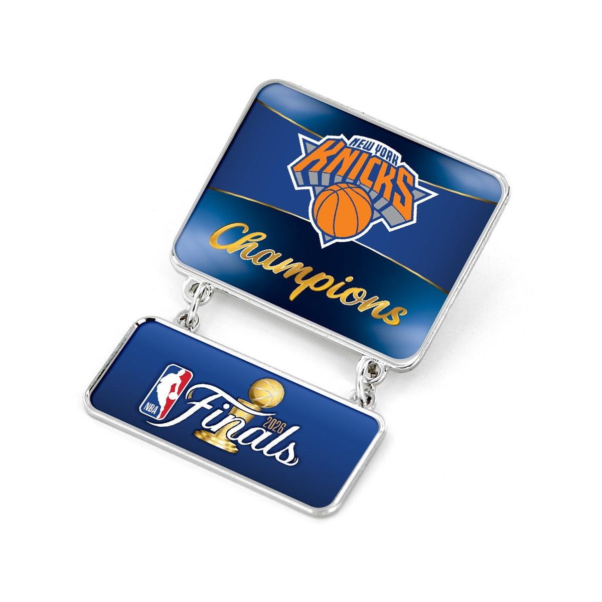 2025 2026 NBA Finals Champions New York Knicks Collector Pin v2