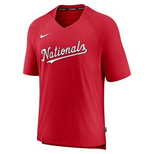 Washington Nationals Nike Authentic Collection V-Neck Batting Practice Large