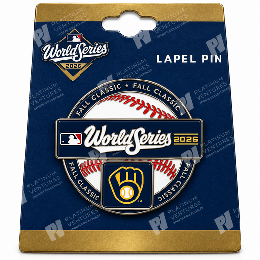 2026 MLB NL Champions Milwaukee Brewers Collector Pin V3 NLCS World Series