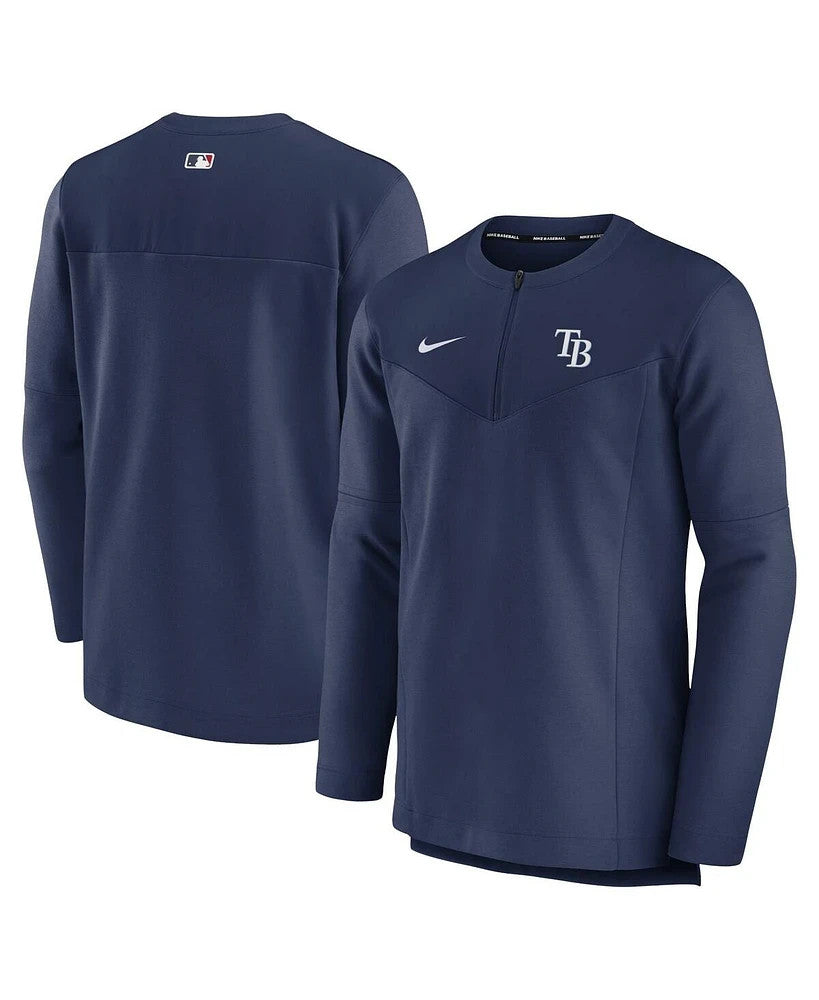 Tampa Bay Rays Nike Authentic Collection Game Time Half Zip Large