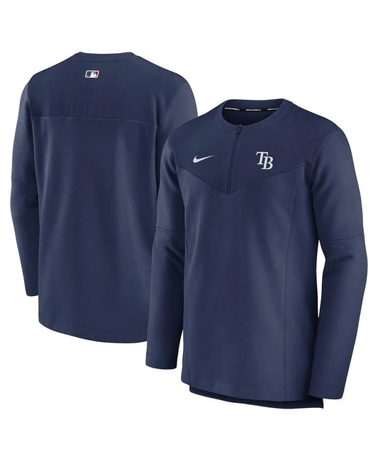Tampa Bay Rays Nike Authentic Collection Game Time Half Zip Large