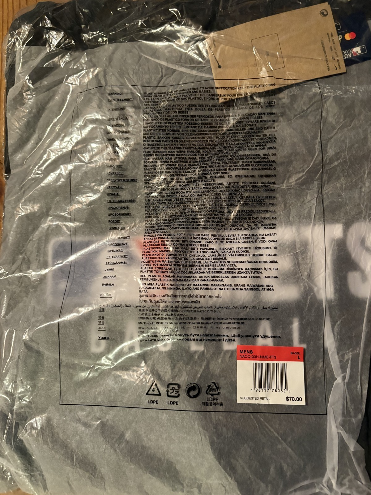 New York Mets Nike Authentic Collection Tri-Blend Dri-FIT Hoodie L