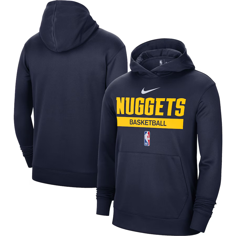 Nike Denver Nuggets On Court Practice Spotlight Hoodie Large