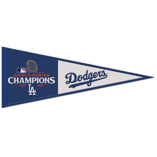2024 World Series Champions Los Angeles Dodgers Wool Pennant