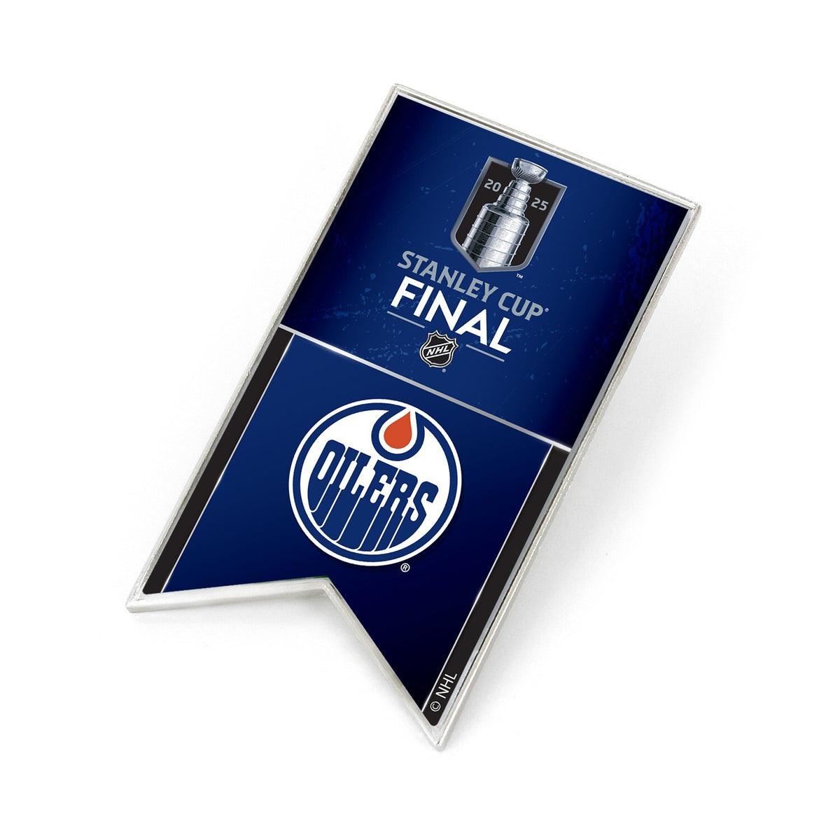 Edmonton Oilers 2025 Stanley Cup Banner Pin Western Conference Champions