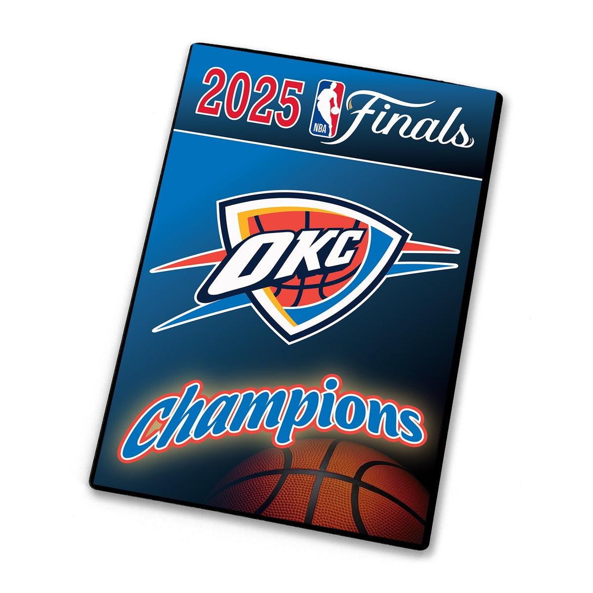 Oklahoma City Thunder 2025 NBA Finals Champions Magnet
