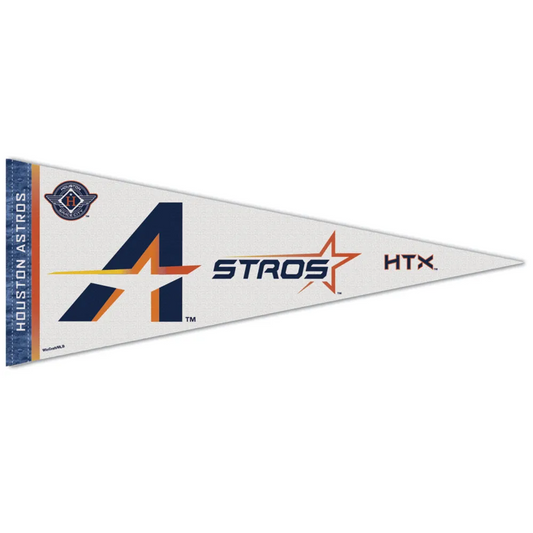 HOUSTON ASTROS PREMIUM QUALITY PENNANT 12"X30" BANNER MLB CITY CONNECT