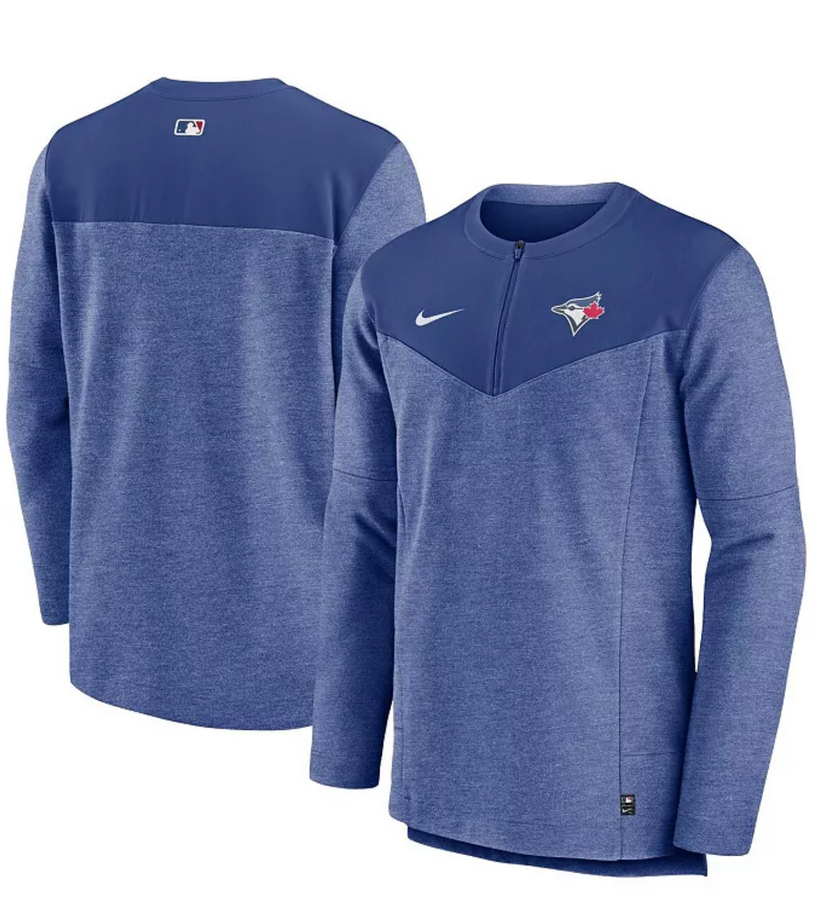 Toronto Blue Jays Nike Authentic Collection Game Time Half Zip Large