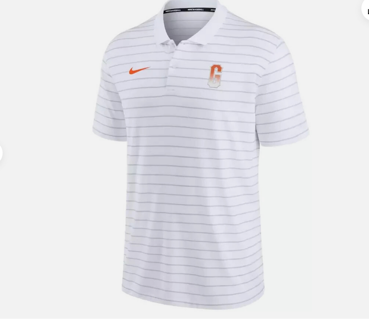 Nike MLB Authentic Collection Dugout Polo San Francisco Giants City Connec Large