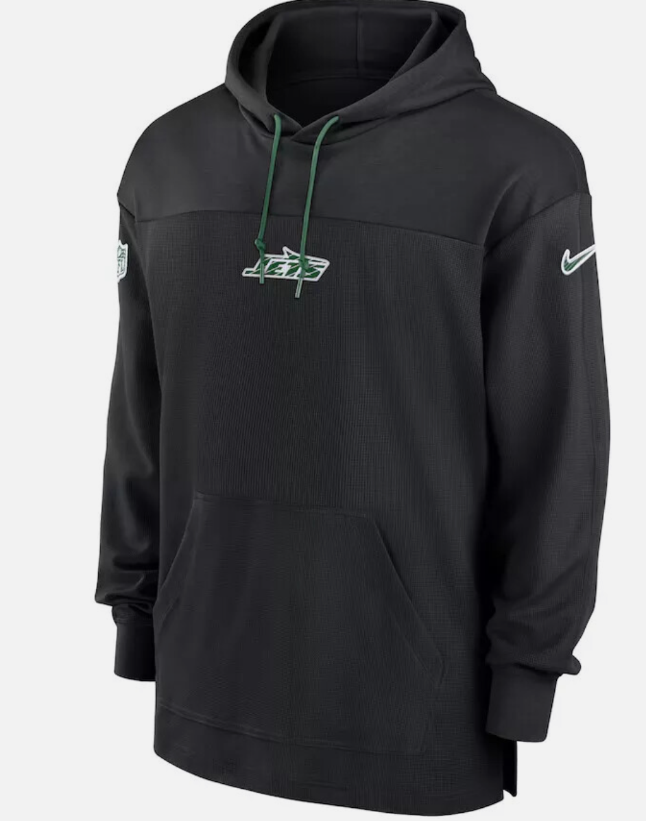 New York Jets Nike Sideline Jersey Pullover Hoodie Large