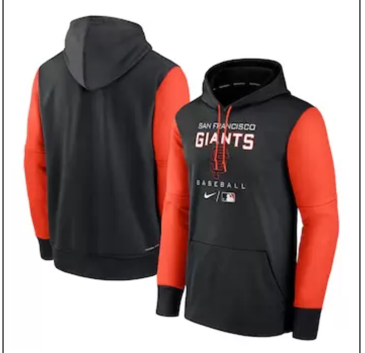 San Francisco Giants Nike MLB Authentic Collection Hoodie Sweatshirt Large