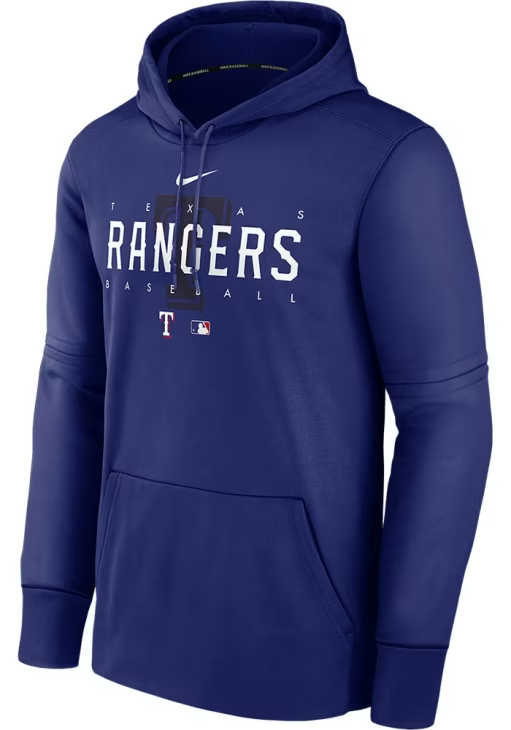 Texas Rangers Nike MLB Authentic Collection Hoodie Sweatshirt Large