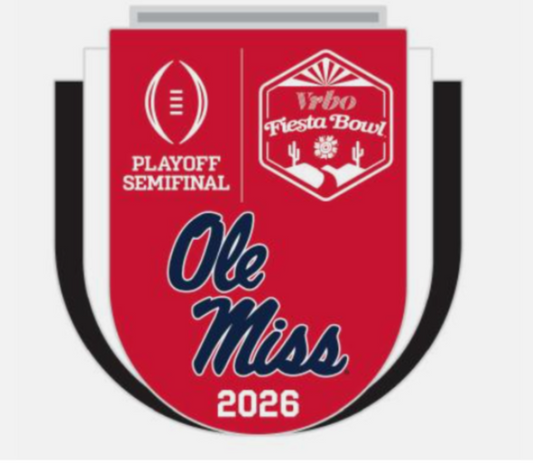 2025 2026 CFP Ole Miss Rebels Fiesta Bowl Collector Pin Semifinal