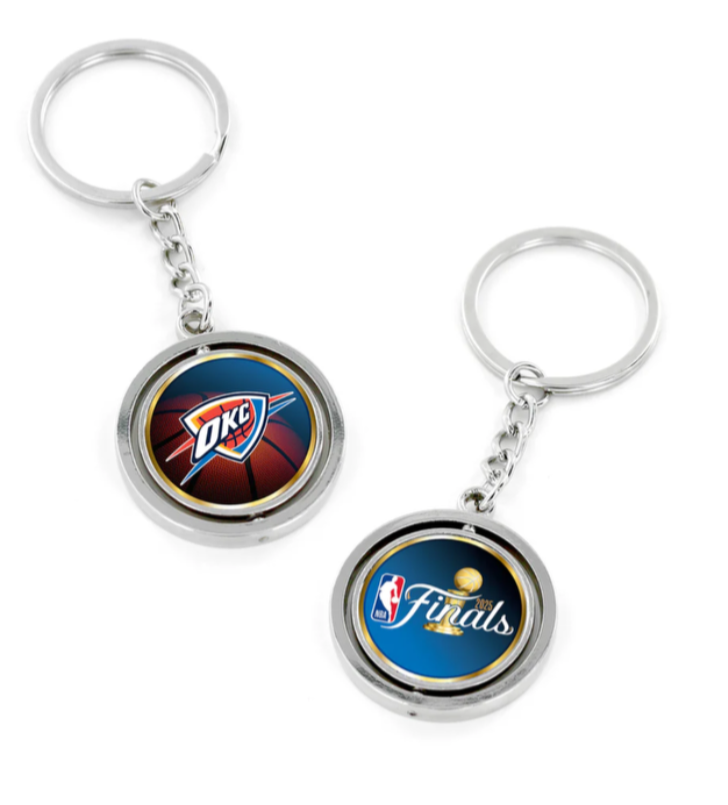 Oklahoma City Thunder 2025 Western Conference Champions NBA Finals Key Ring
