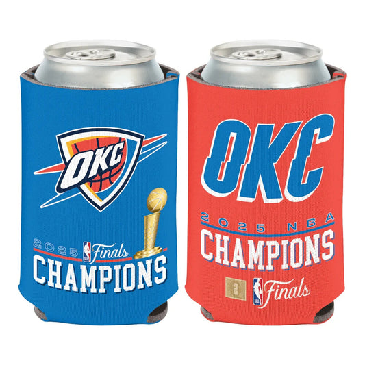 Oklahoma City Thunder 2025 NBA Finals Champions Can Cooler Koozie