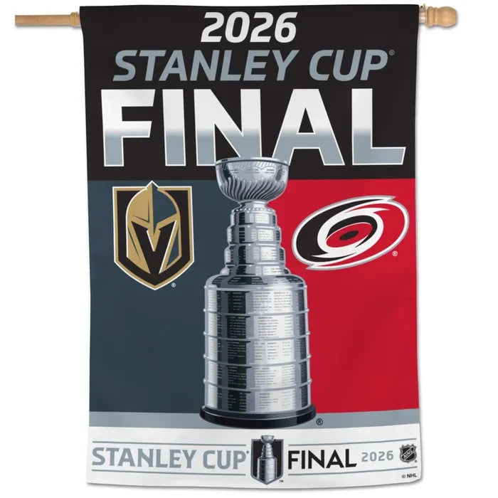 2026 NHL Stanley Cup Vegas Golden Knights Carolina Hurricanes Dueling Banner