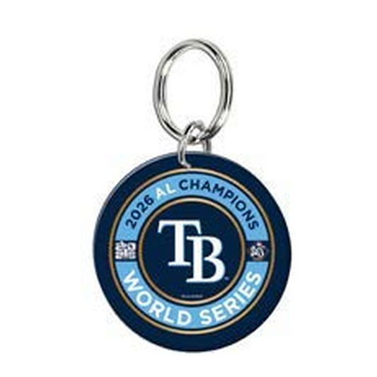 2026 MLB AL Champions Tampa Bay Rays  Key Chain ALCS World Series