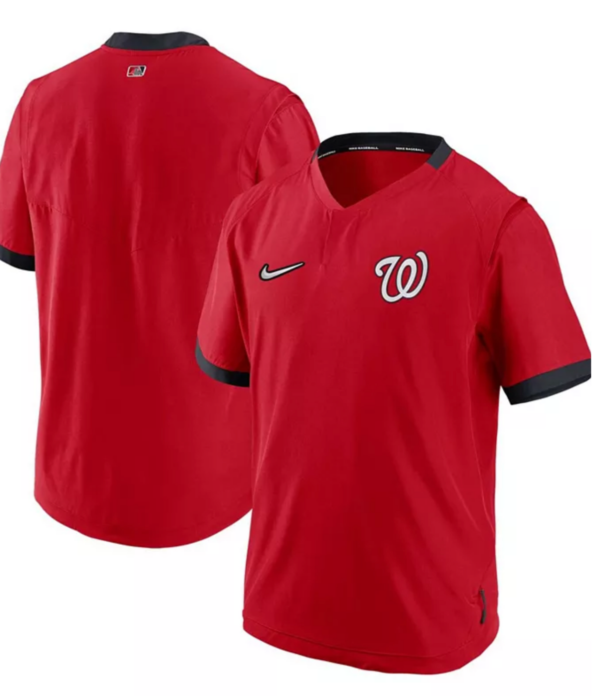 Washington Nationals Nike Authentic Collection Hot Pullover Jacket Large