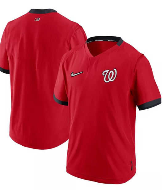 Washington Nationals Nike Authentic Collection Hot Pullover Jacket Large