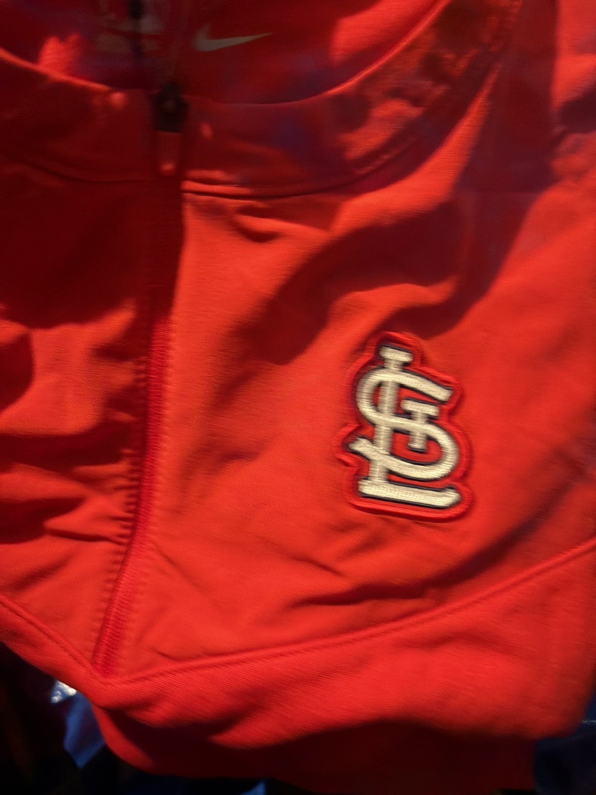 St. Louis Cardinals Nike Authentic Collection Game Time Pullover Large NWT
