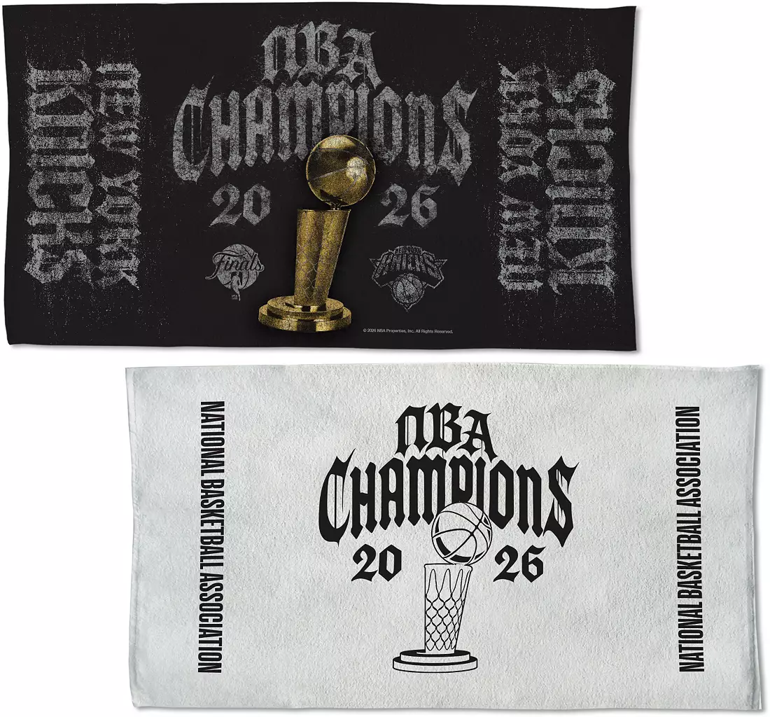 2025 2026 NBA Finals Champions New York Knicks Locker Room Towel