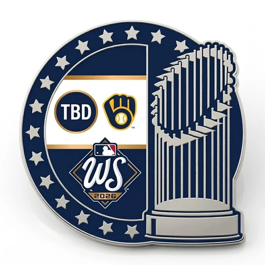2026 World Series Dueling Milwaukee Brewers vs TBD Collector Pin V1 ALCS NLCS