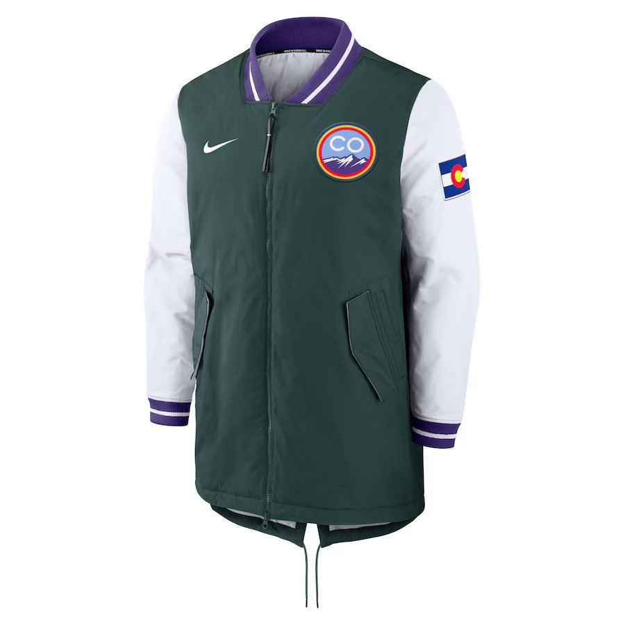 Colorado Rockies City Connect Authentic Dugout Jacket Nike Size Large