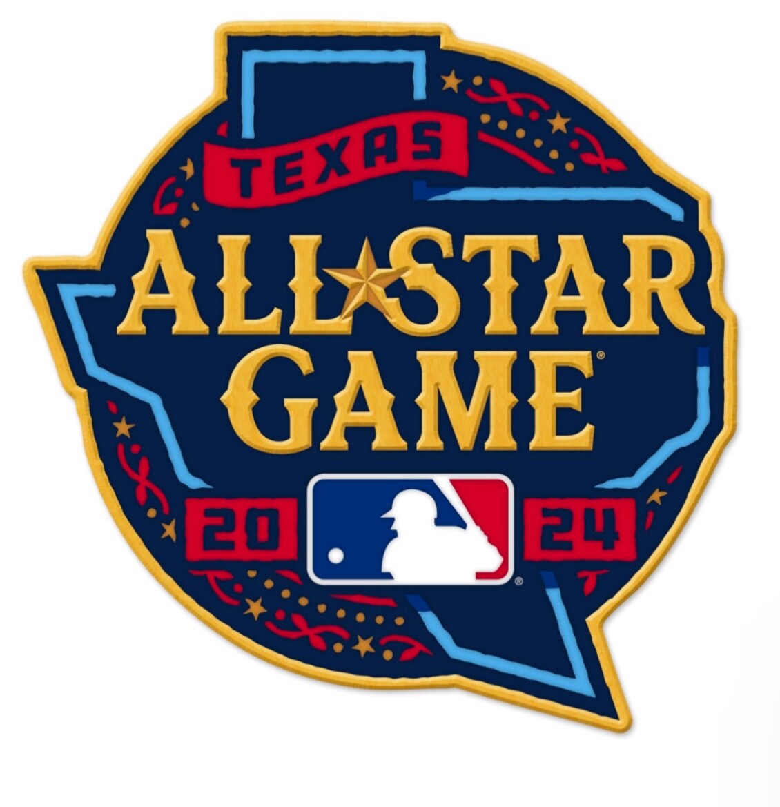 MLB 2024 All Star Game Logo Pin Texas Rangers