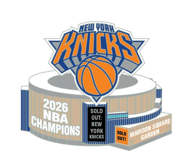 2025 2026 NBA Finals Champions Collector Pin New York Knicks MSG PRESALE