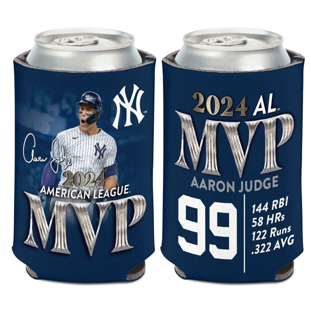 2024 AL MVP Aaron Judge Can Cooler Koozie New York Yankees World Series