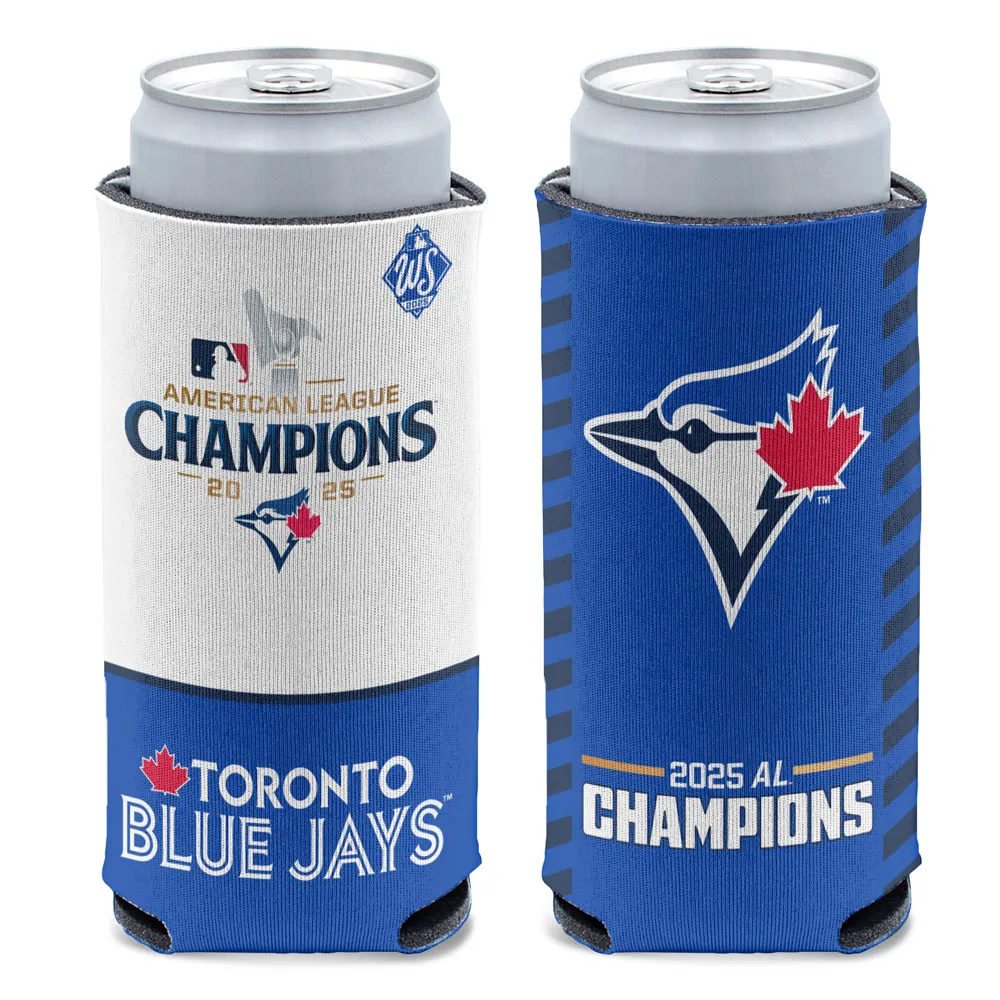 2025 Toronto Blue Jays American League Champions World Series SLIM CAN COOLER AL