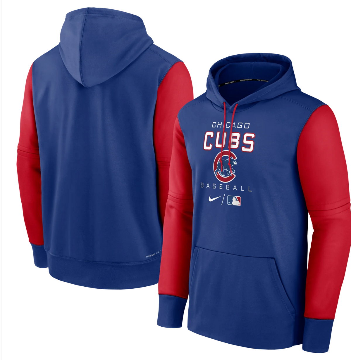 Chicago Cubs Nike MLB Authentic Collection Hoodie Sweatshirt Large