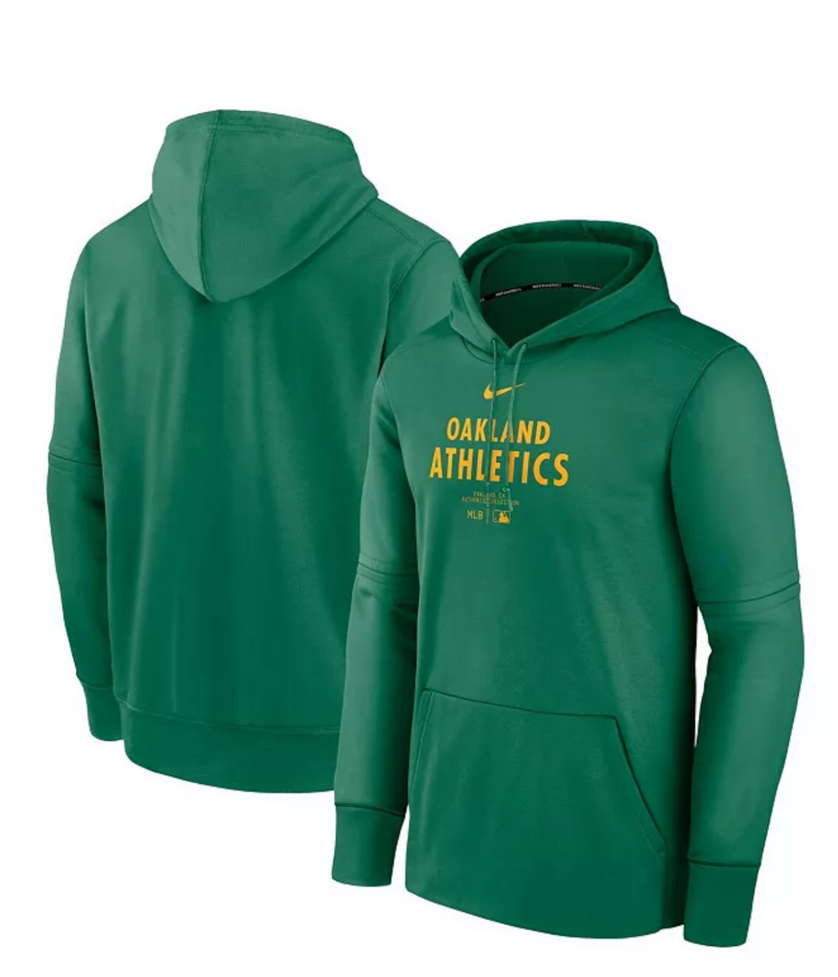 Nike Authentic Collection MLB Oakland Athletics Hoodie Size Large