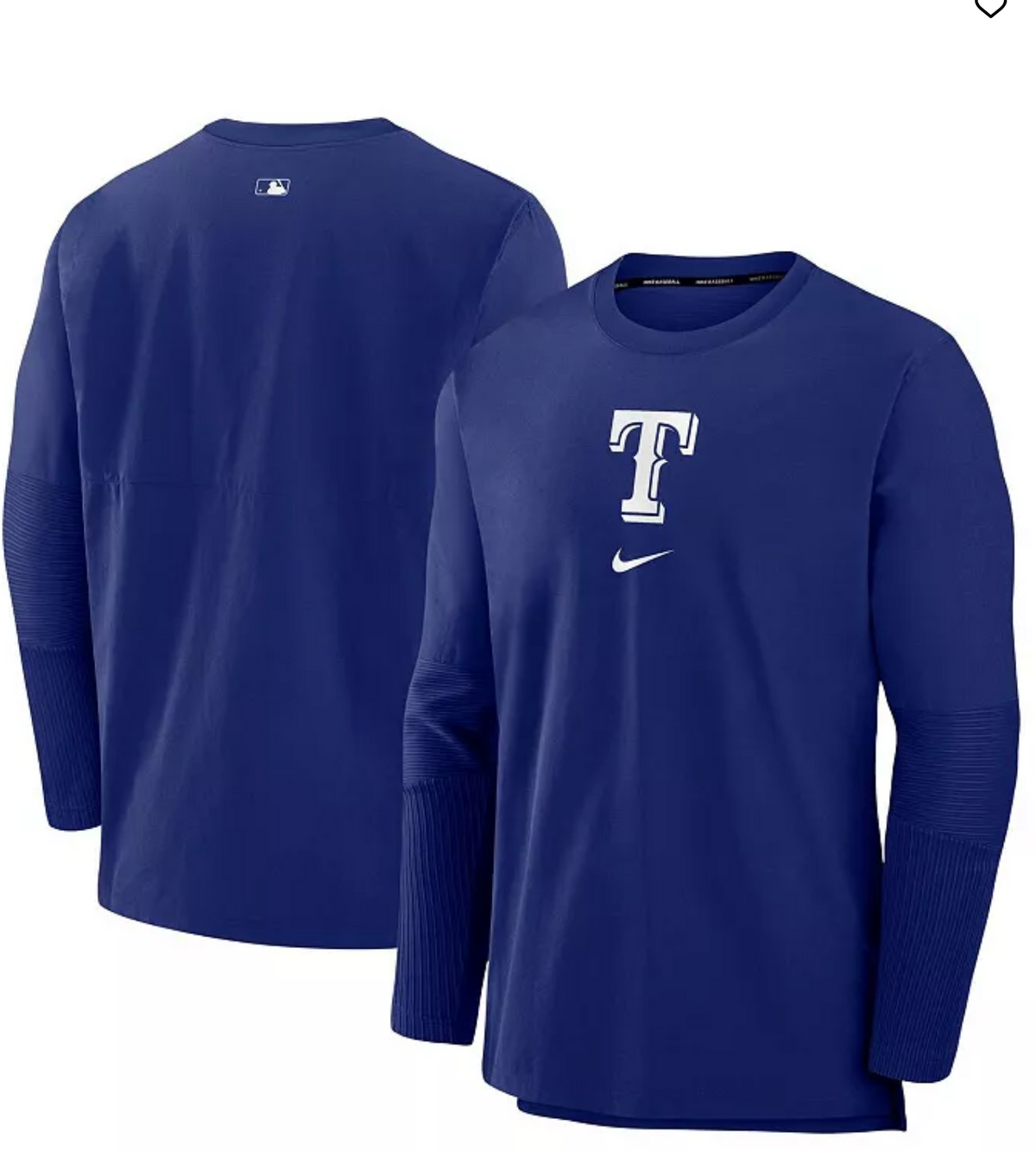 Texas Rangers Authentic Collection Player Performance Pullover Sweatshirt Large