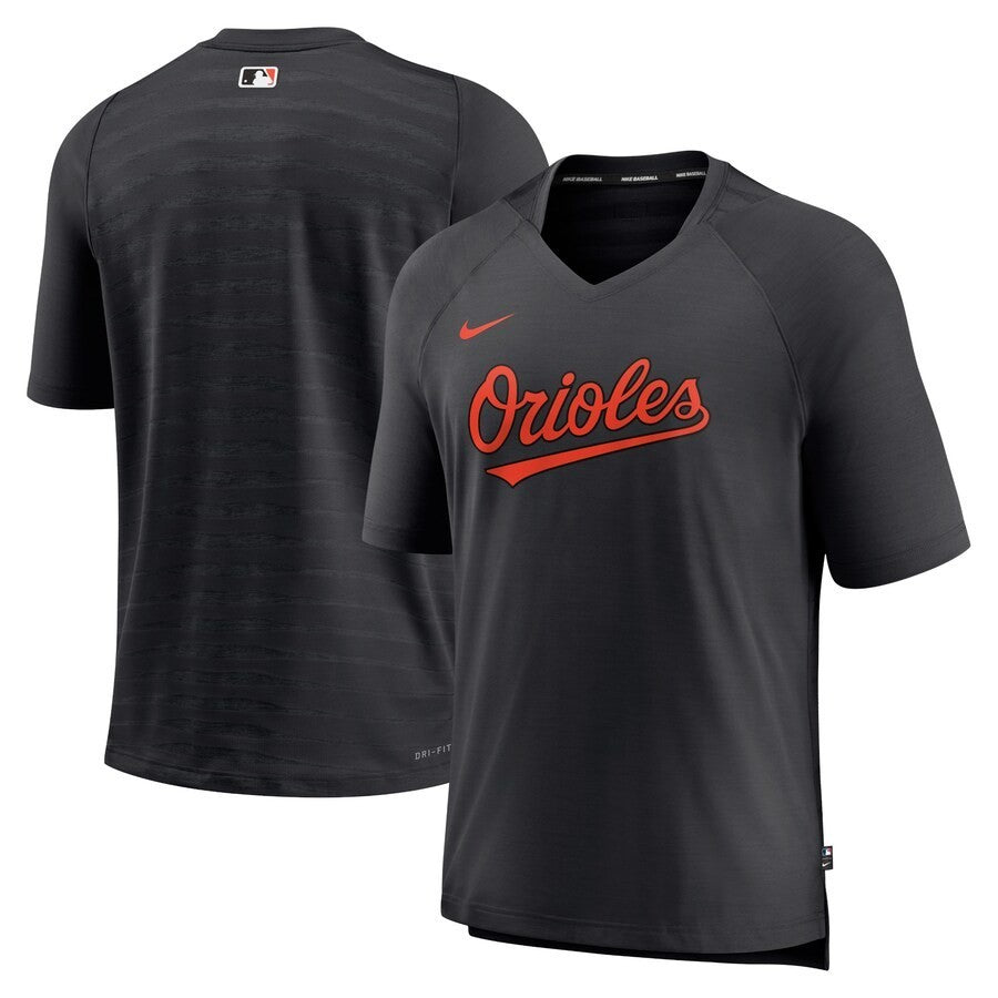 Baltimore Orioles Nike Authentic Collection V-Neck Batting Practice Large