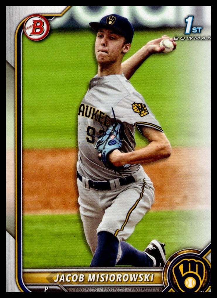 2022 Bowman Draft - Jacob Misiorowski #BD-132 (RC)