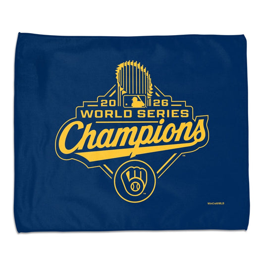 2026 World Series Champions Milwaukee Brewers Rally Towel 15" x 18" - Screened