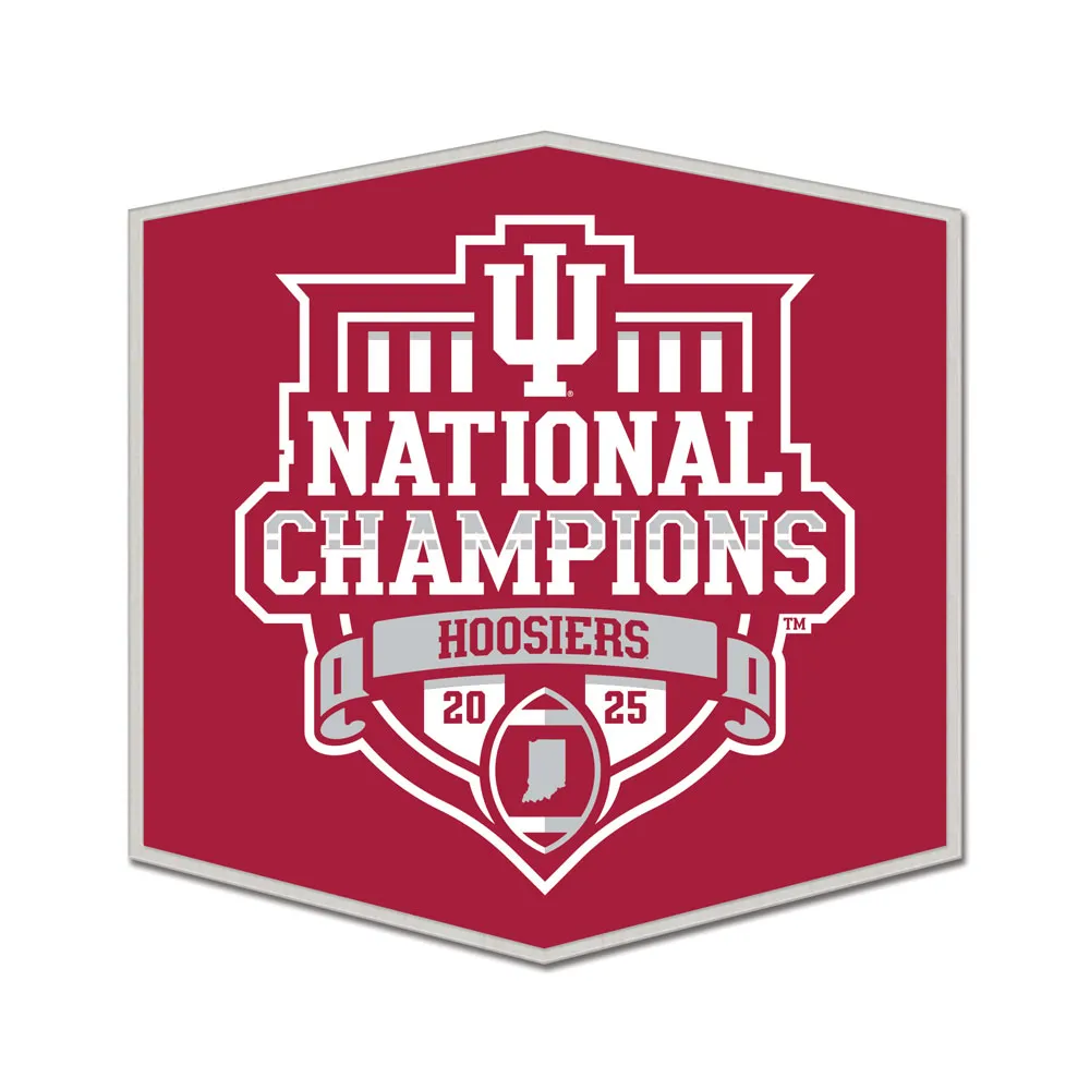 2025 2026 CFP NCAA National Champions Indiana Hoosiers Collector Pin