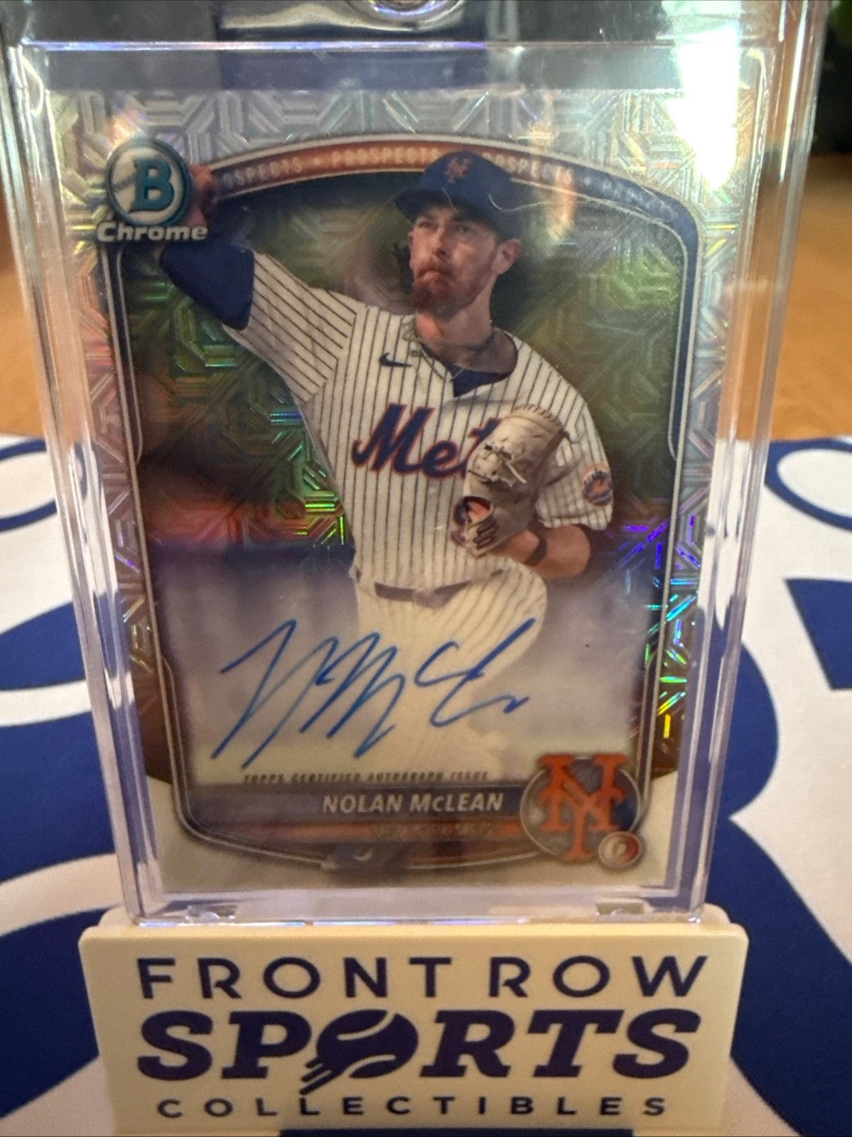 2025 Bowman - Chrome Prospect Mega Box Autographs Nolan McLean #BMA-NM (RC) auto