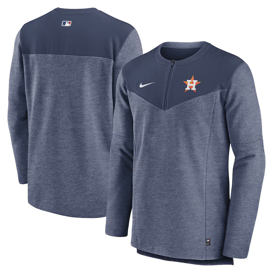 Houston Astros Nike Authentic Collection Game Time Half Zip Large