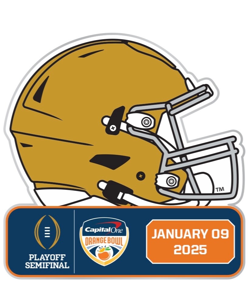 2024 2025 Notre Dame Irish Orange Bowl Logo Pin College Football Playoff CFP