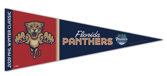2026 NHL Winter Classic Florida Panthers Pennant New York Rangers
