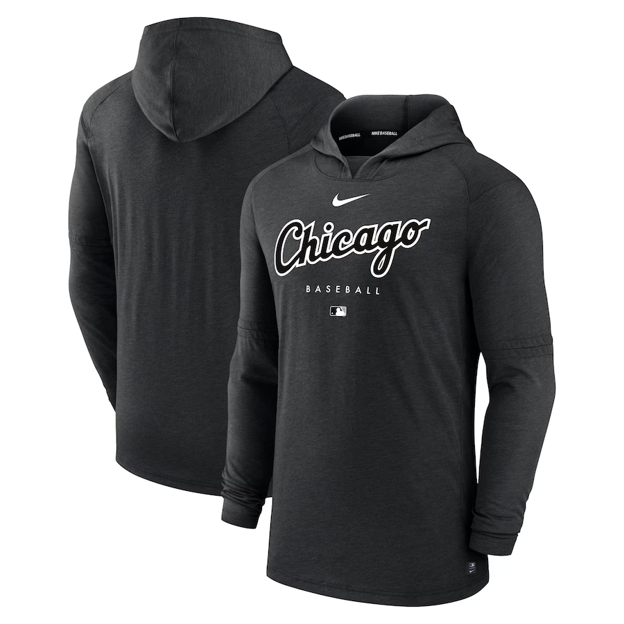 Chicago White Sox Nike MLB Authentic Collection Tri-Blend Early Hoodie Large