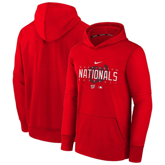 Washington Nationals Nike MLB Authentic Collection Pullover Hoodie Large